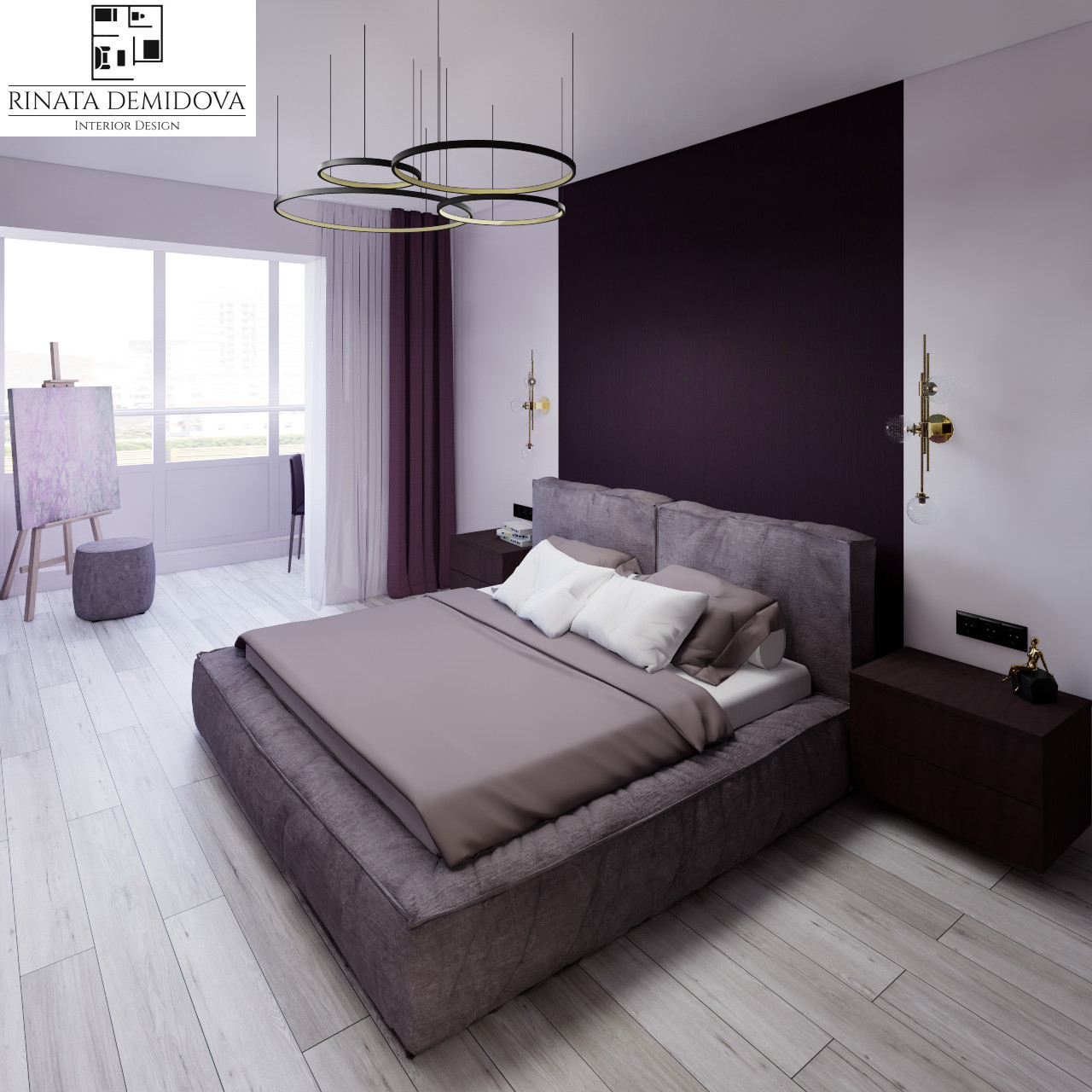 Обложка проекта: Минималистичная спальня