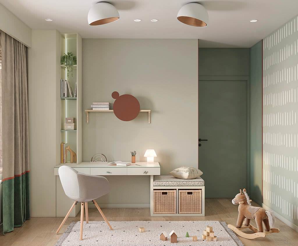 Современный интерьер для молодой семьи, 100 м2