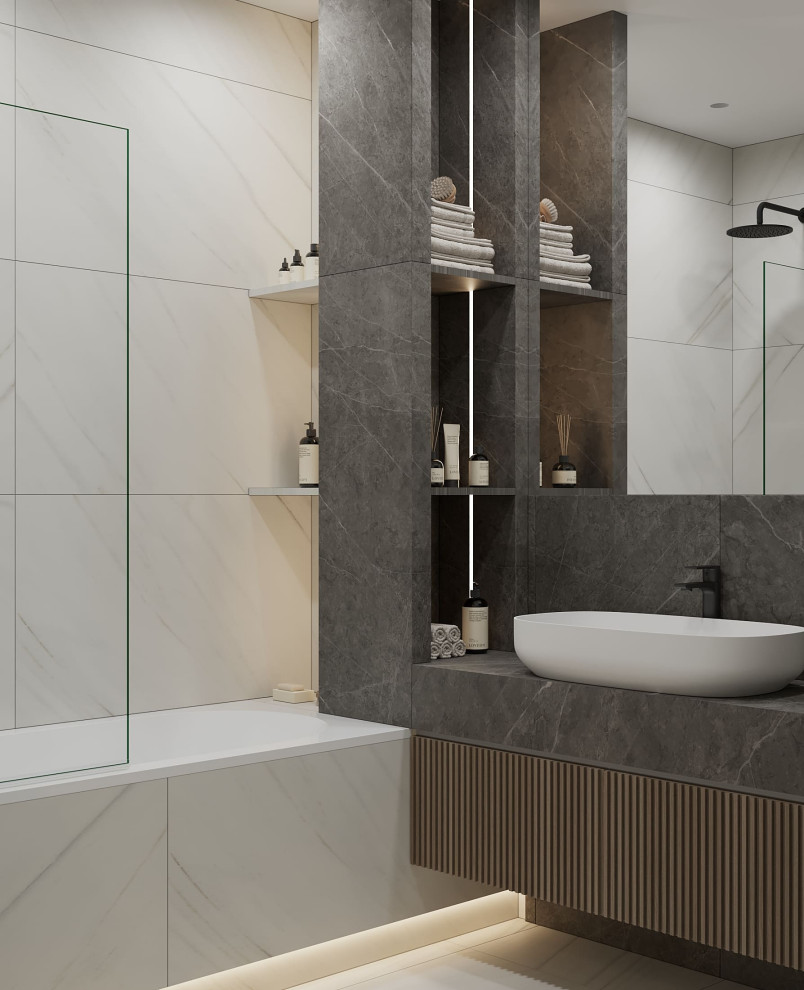 Дизайн-проект квартиры для семейной пары в современном стиле