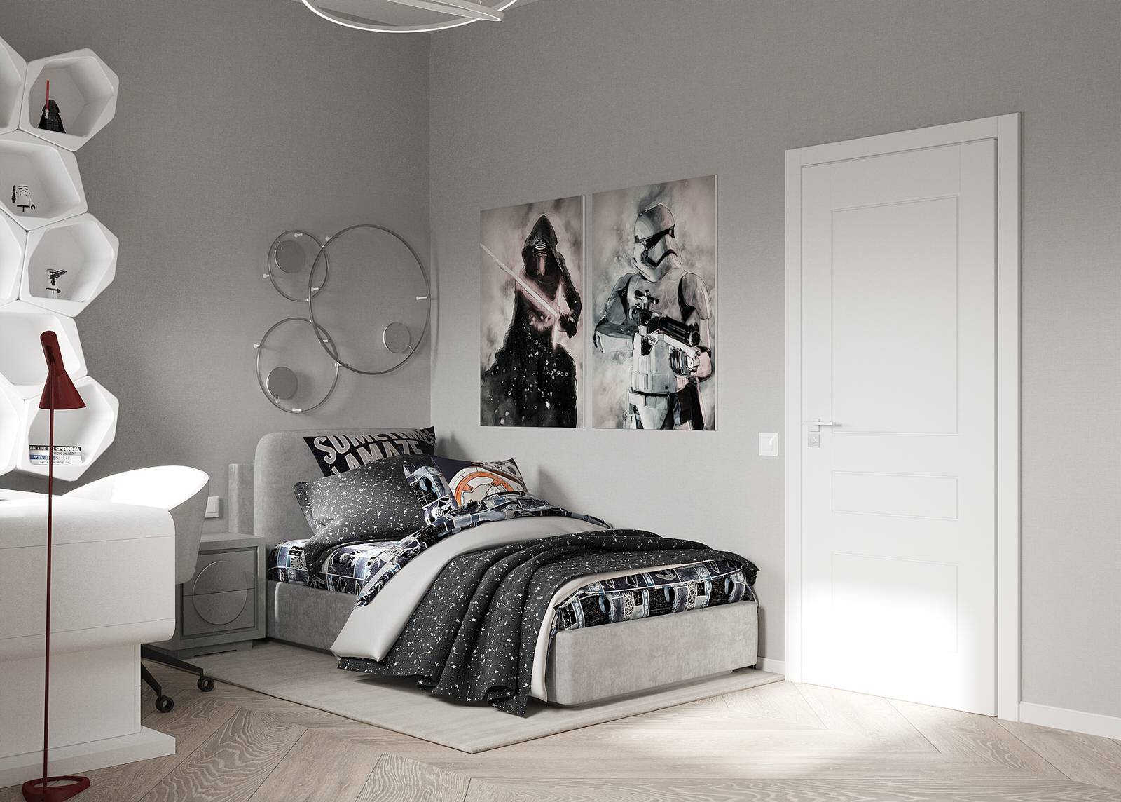 Детская в стиле футуризм 13 м2