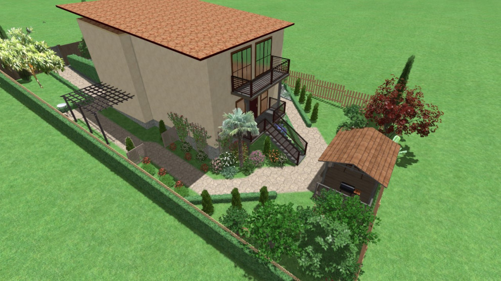 Приусадебный участок индивидуального жилого дома