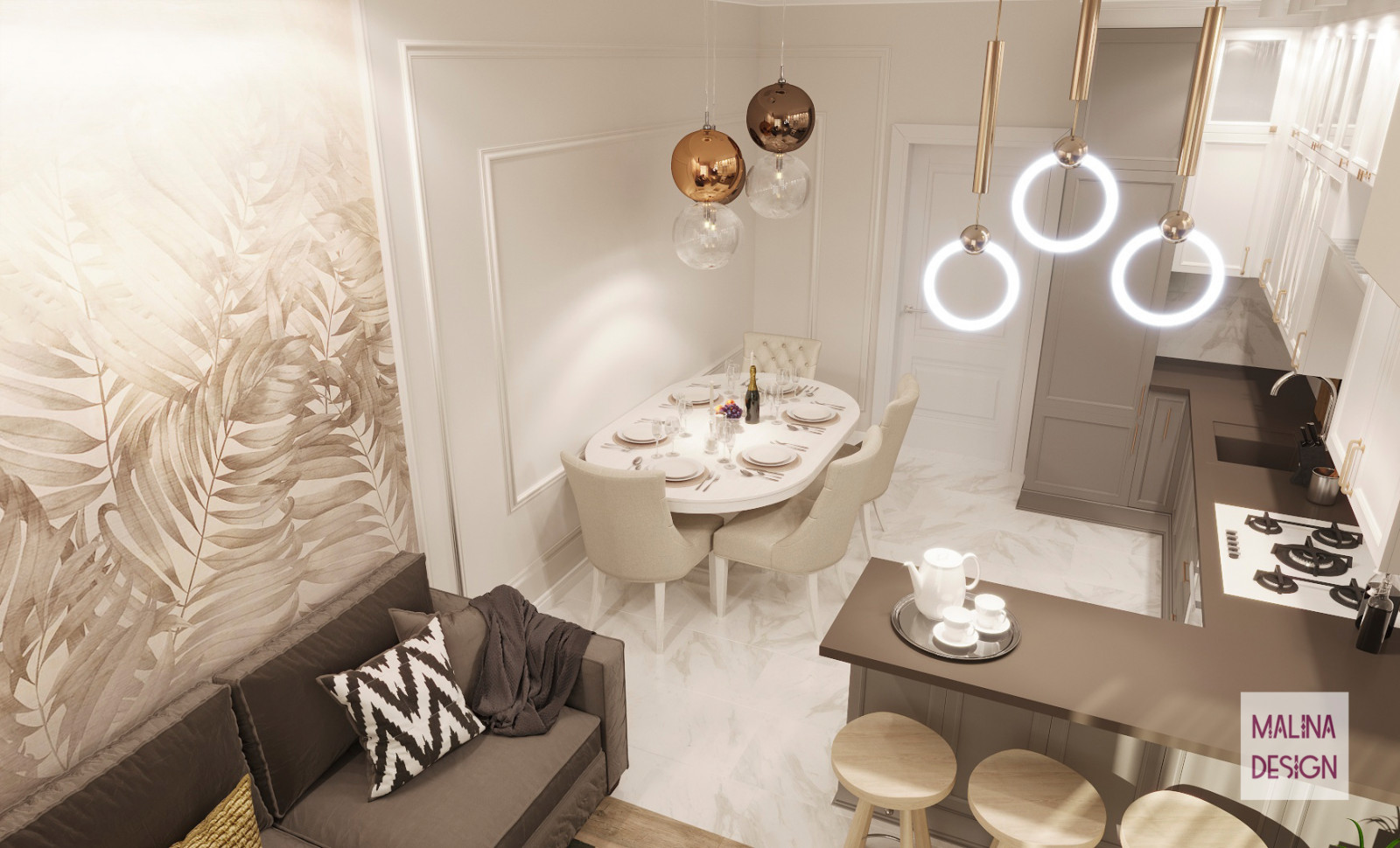 Квартира в доме возле горы Бештау •