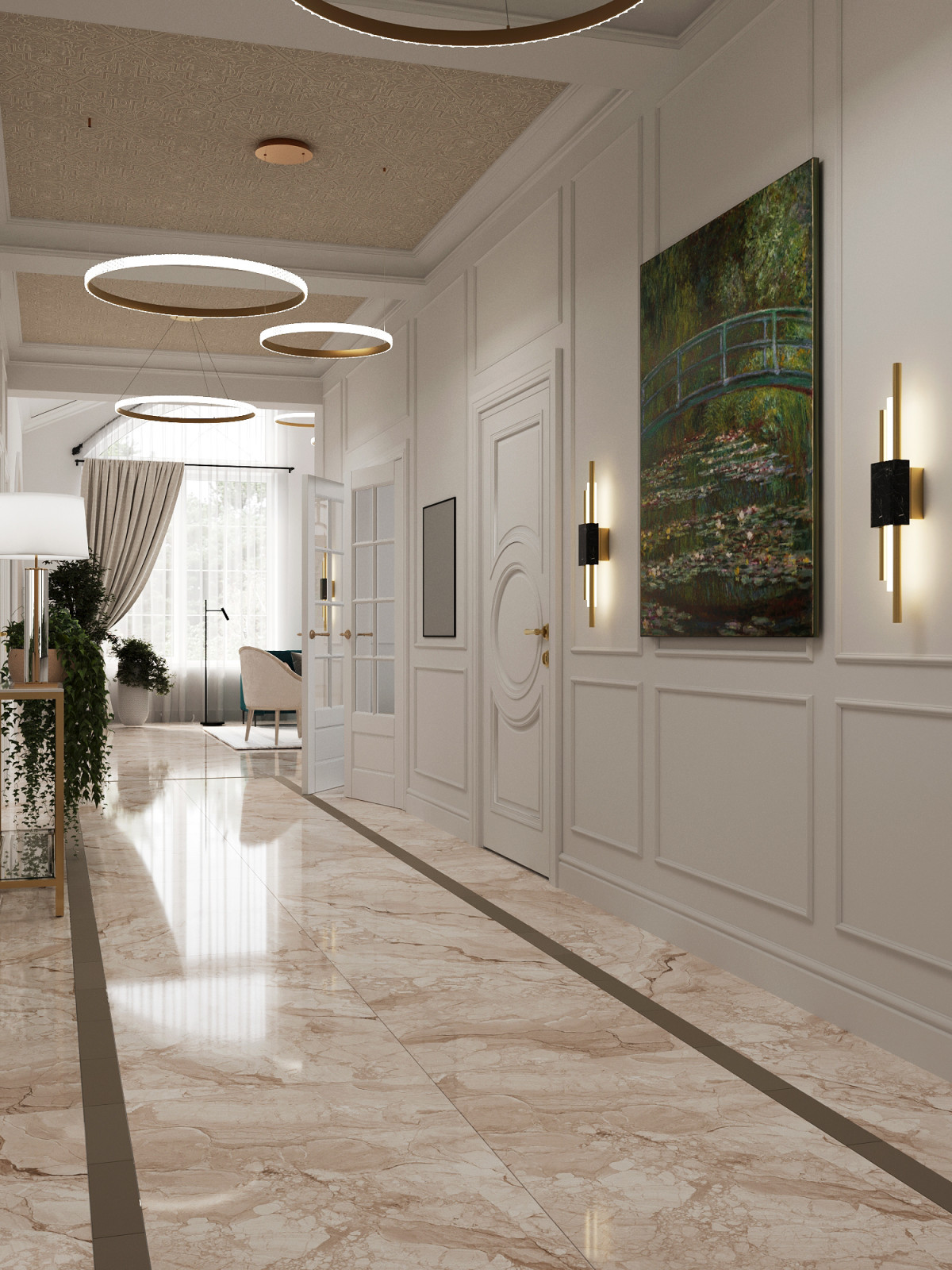 Дом с арочными окнами