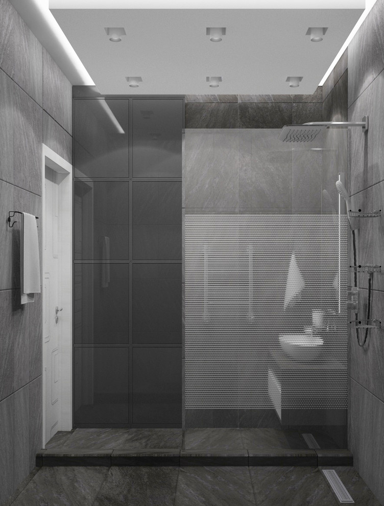 Квартира Множество оттенков серого — Душевая