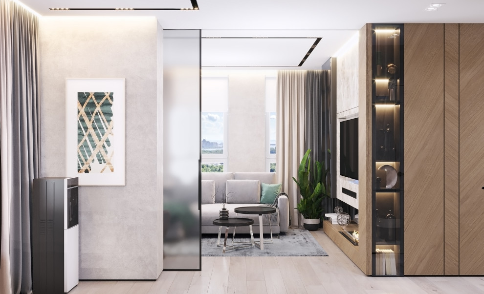 Обложка проекта: Дизайн проект квартиры в ЖК Домашний