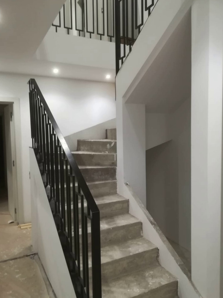 Ограждение лестничного пролёта в доме