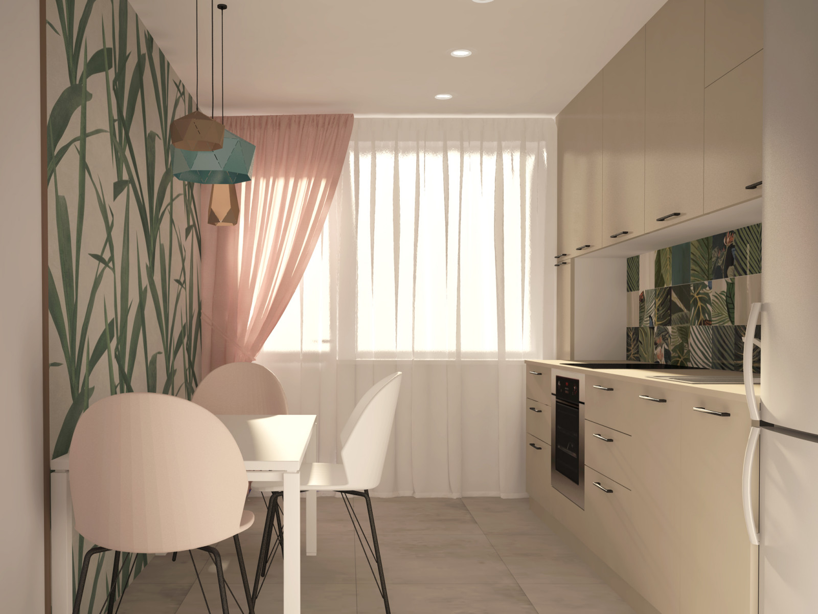 Двух комнатная квартира для девушки