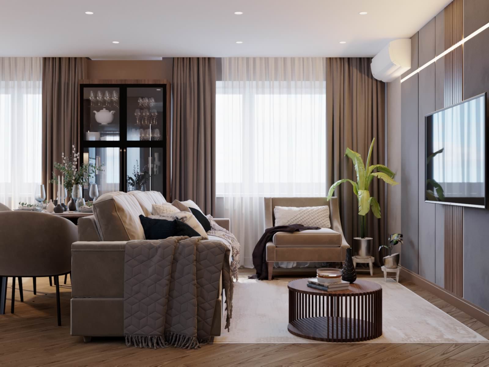 Дизайн проект 4х комнатной квартиры