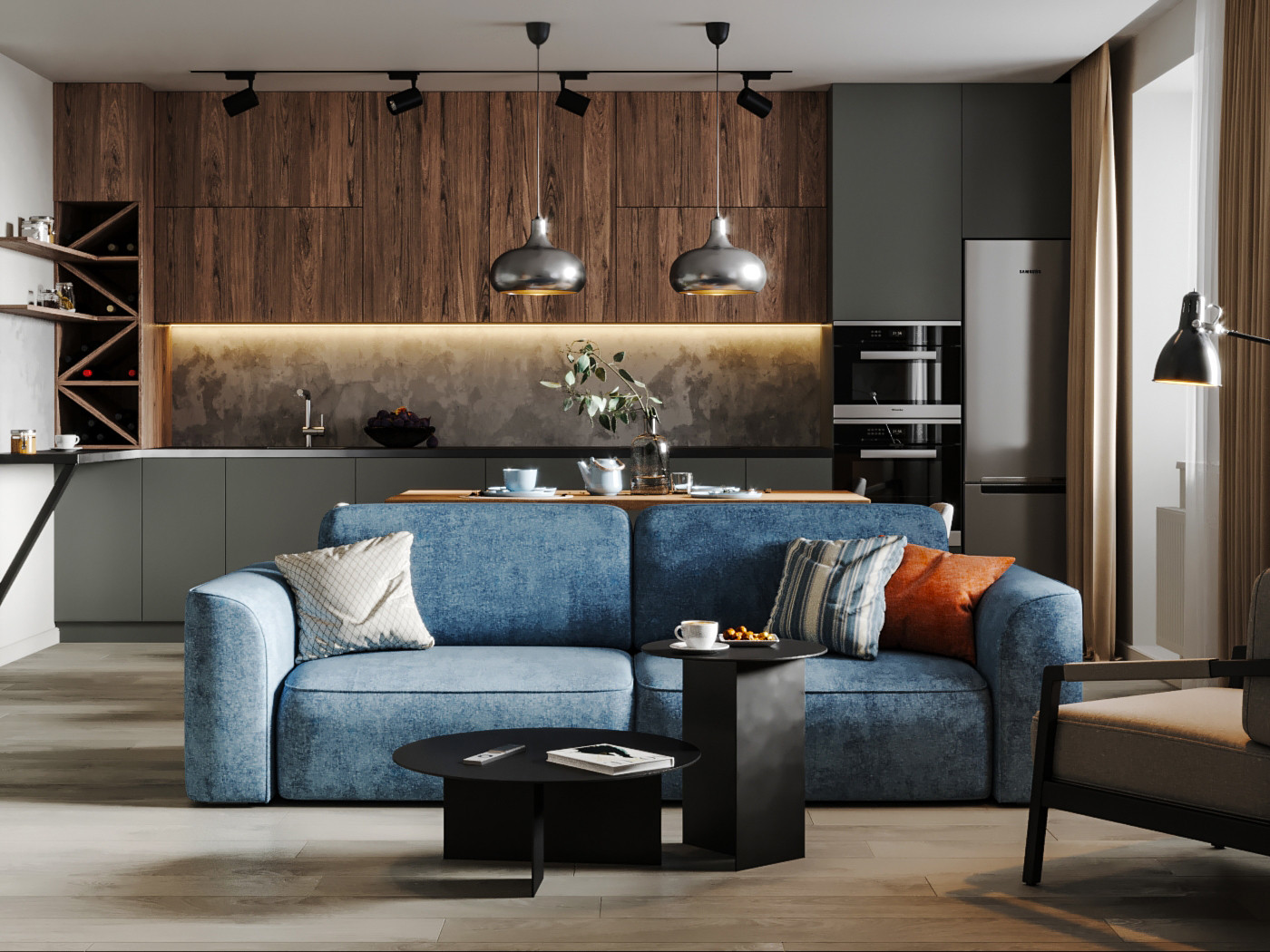 Кухня-гостиная