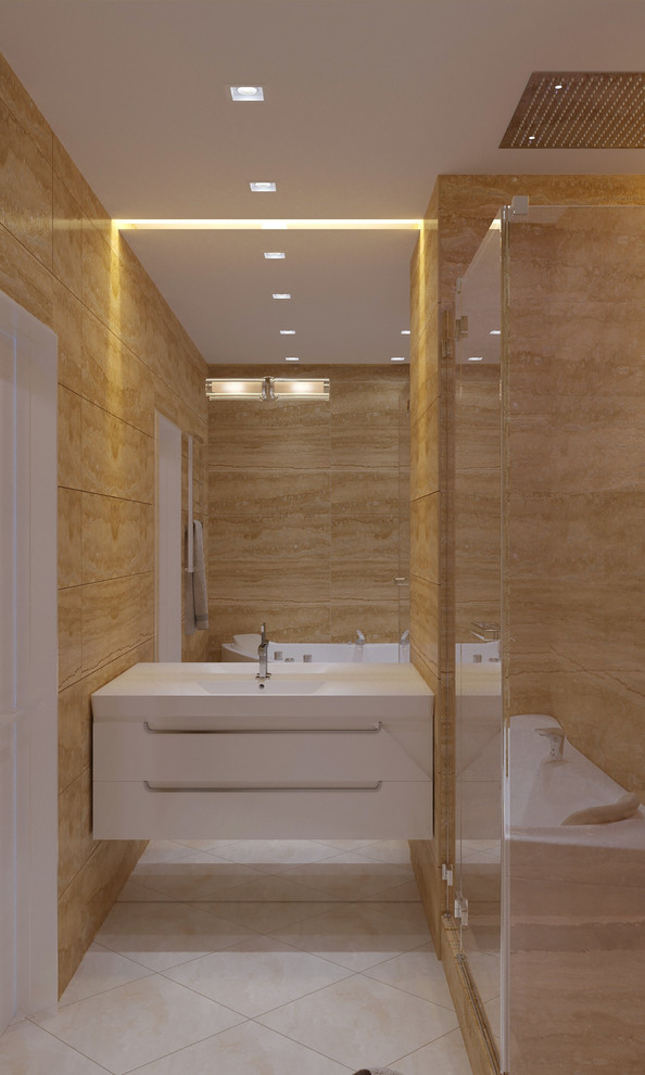 Квартира в современном стиле с элементами экостиля. Москва. 135 кв.м.