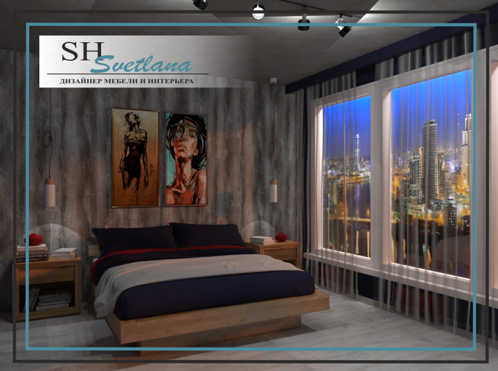 Обложка проекта: спальня для парня