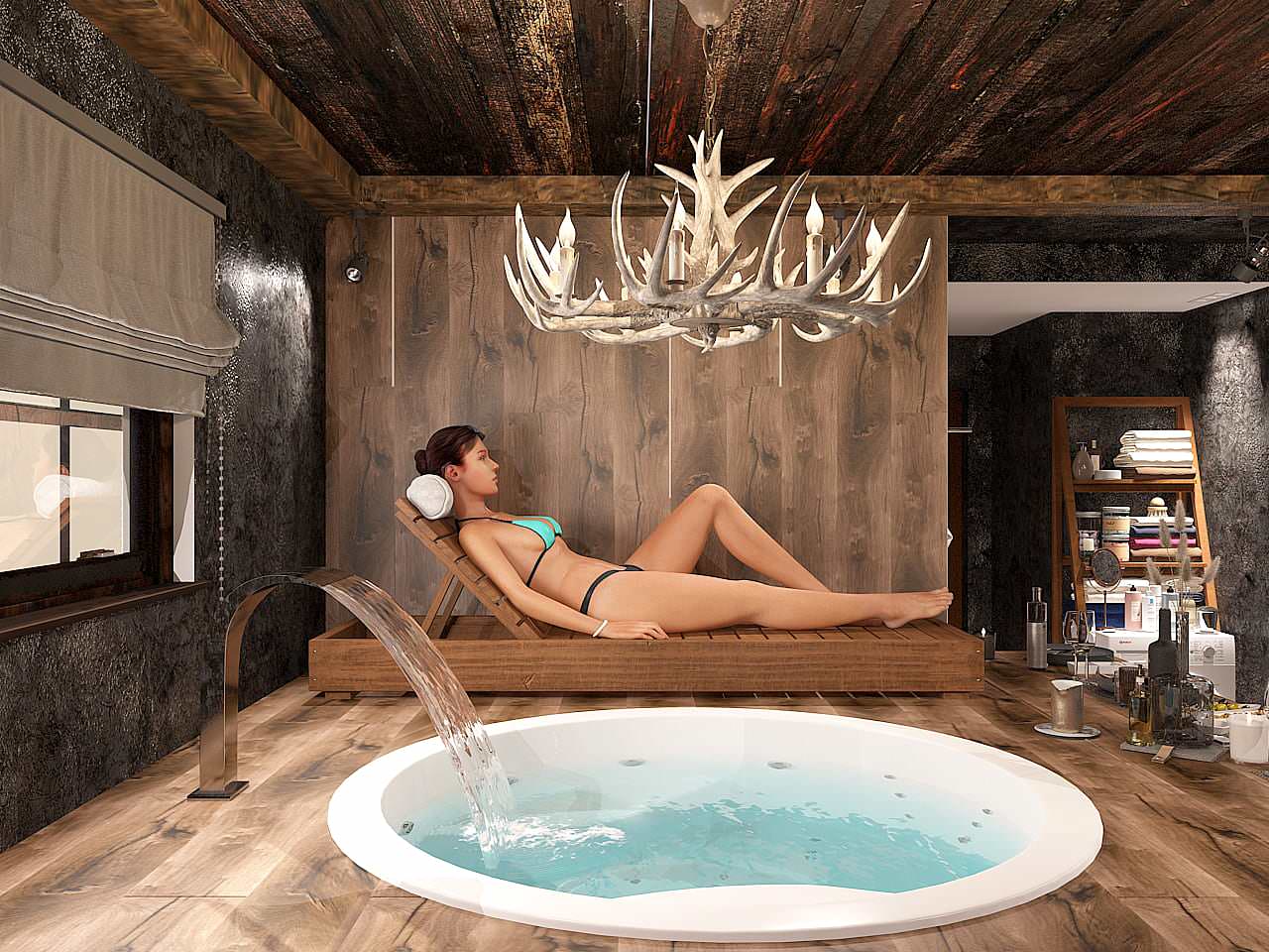 Коттедж. Шале на Волге