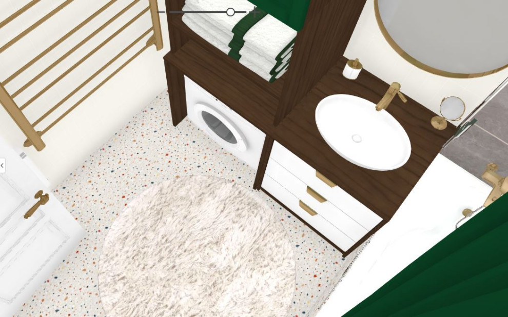 Ванная комната 5,5 кв.м. в Санкт-Петербурге