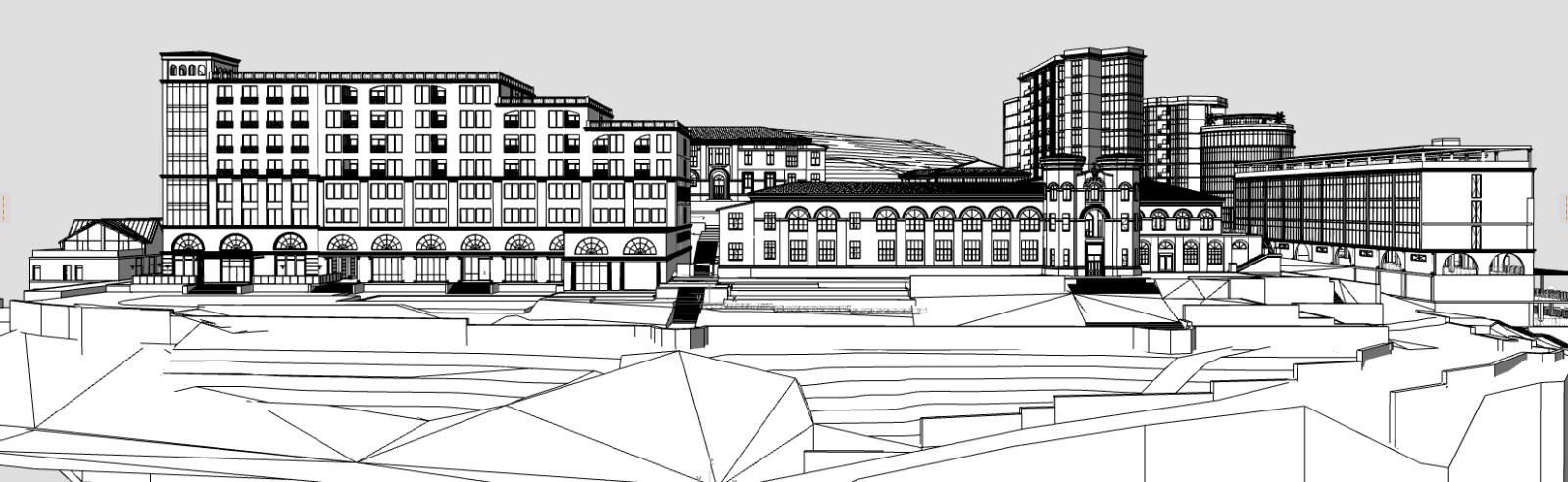 Эскизный проект развития санатория "Кудепста"