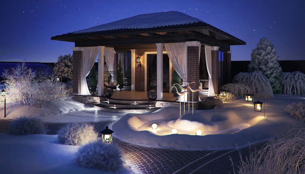 Проект благоустройства участка п.Зубарево. ЗИМА.