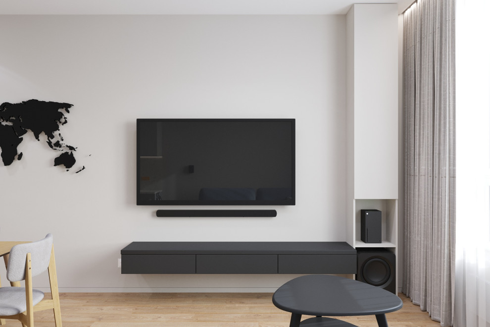 Обложка проекта: Современная квартира в ЖК «Интонация»: уютный и стильный интерьер для комфортной