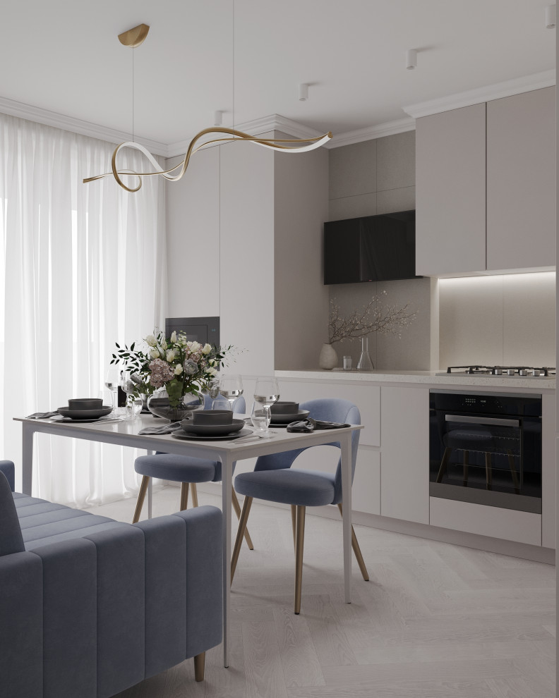 Дизайн квартиры в светлых оттенках