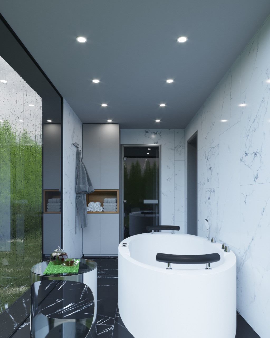 Баня в загородном доме в Можайском районе