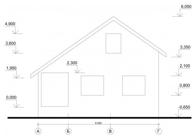 Каркасный индивидуальный дом [015.14]