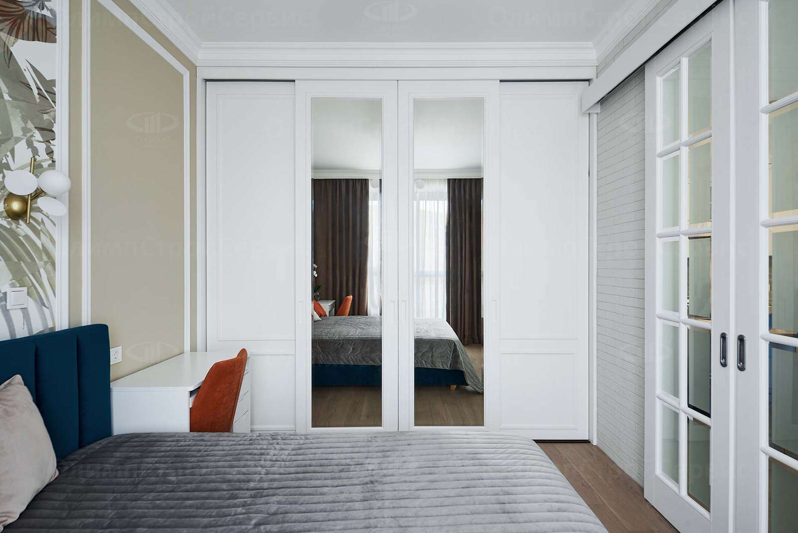 Дизайн и ремонт однокомнатной квартиры в стиле «Современная классика»