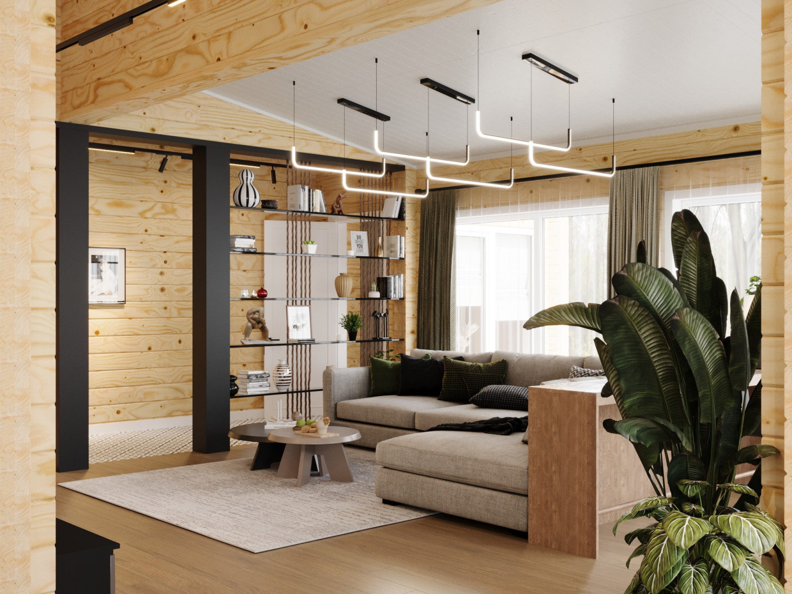 Дом из клееного бруса