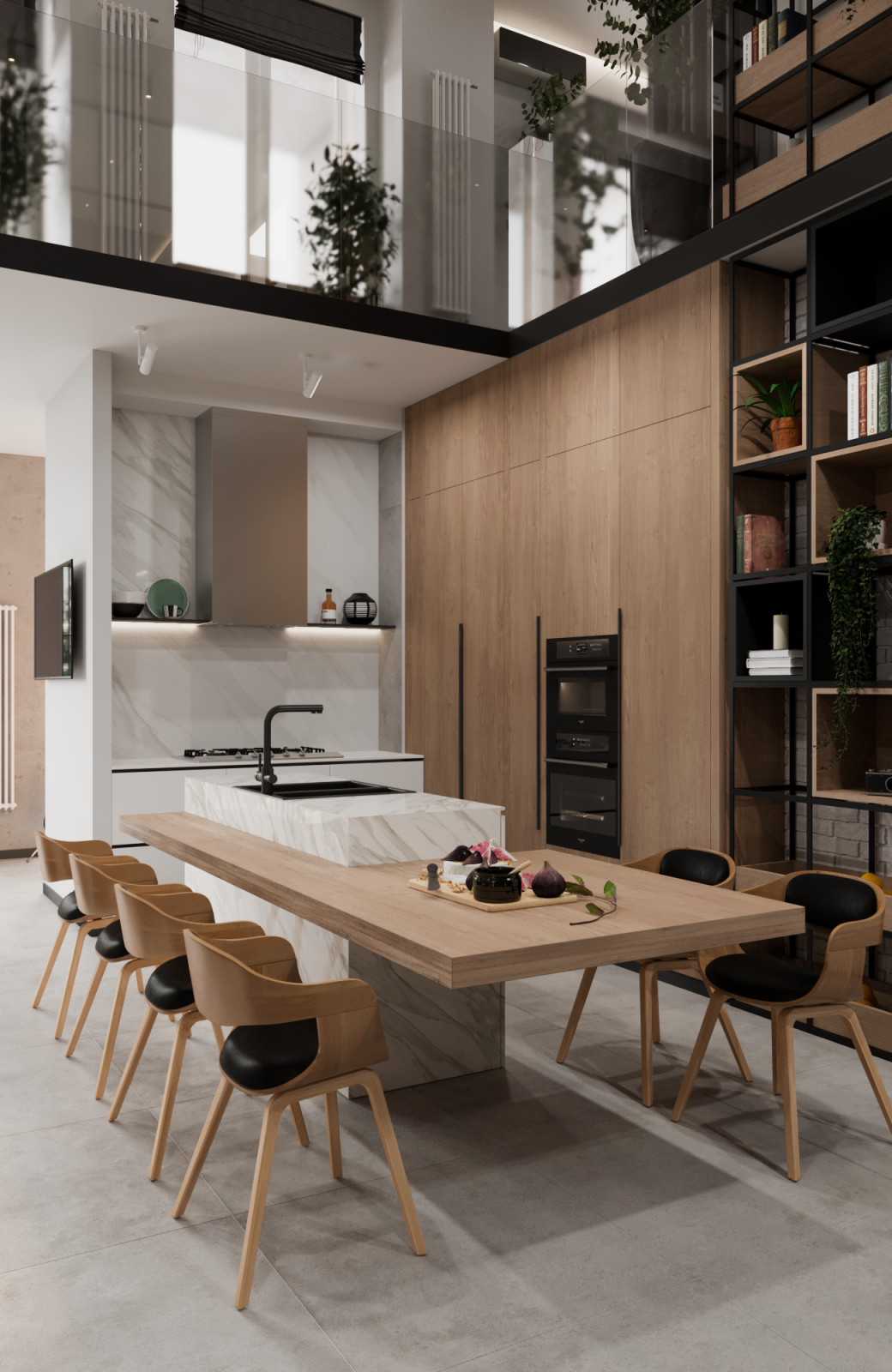 Дизайн проект двухуровневой квартиры