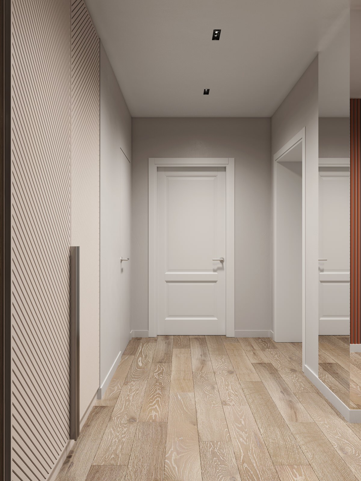 Прихожая в элегантной квартире на улице Мельникайте (г.Тюмень)