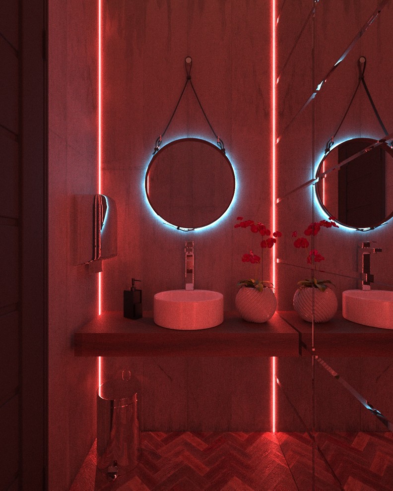 Дизайн интерьера кальянной "MANTIS" в г.Новосибирске