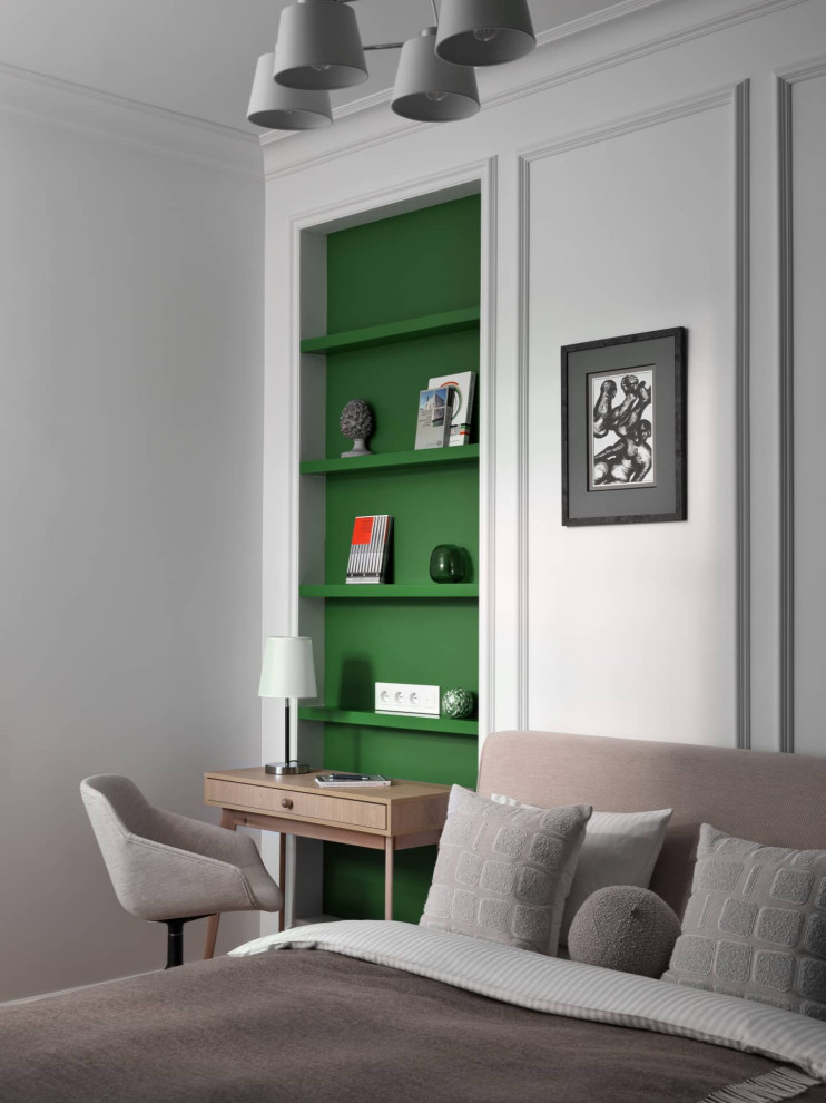 Дизайн и ремонт квартиры в Пречистенском переулке — Зелёный лейтмотив