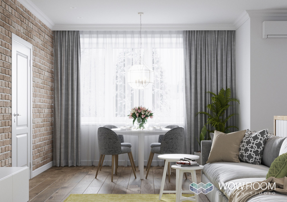 Трехкомнатная квартира в скандинавском стиле