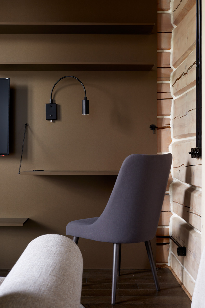 Кухня-гостиная с двухъярусной детской