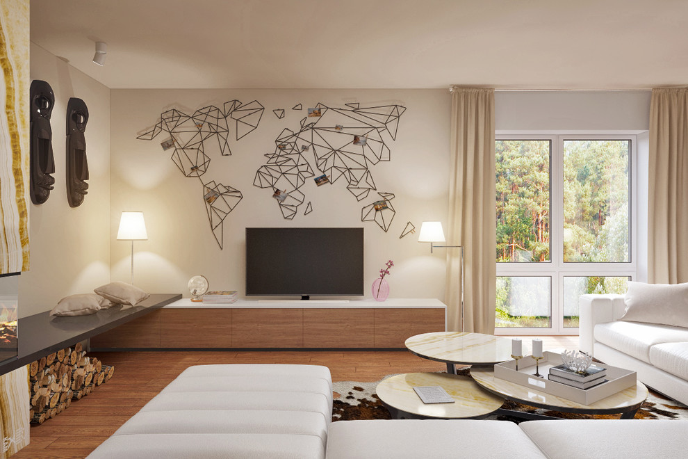 Дом в лесу для постоянного проживания.