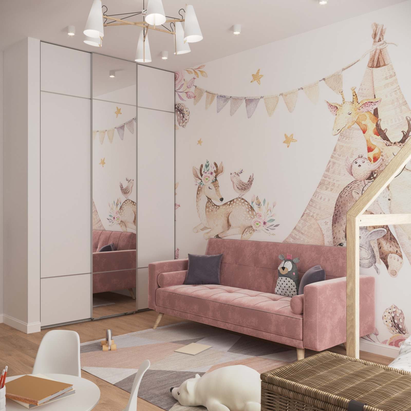 Дизайн интерьера дома в КП Легенда