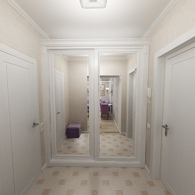 Дизайн-проект квартиры-студии.