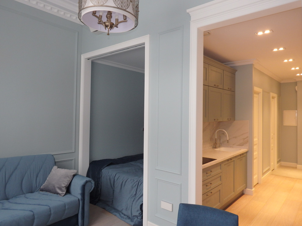 ЖК Вивальди - отделка квартиры-студии в новостройке на ул. Новочеремушкинская