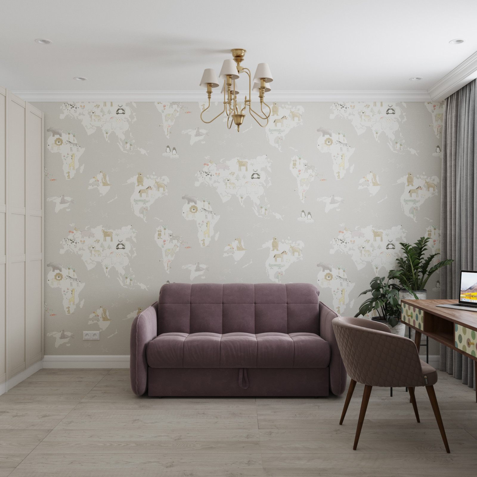 Кабинет и Будущая детская