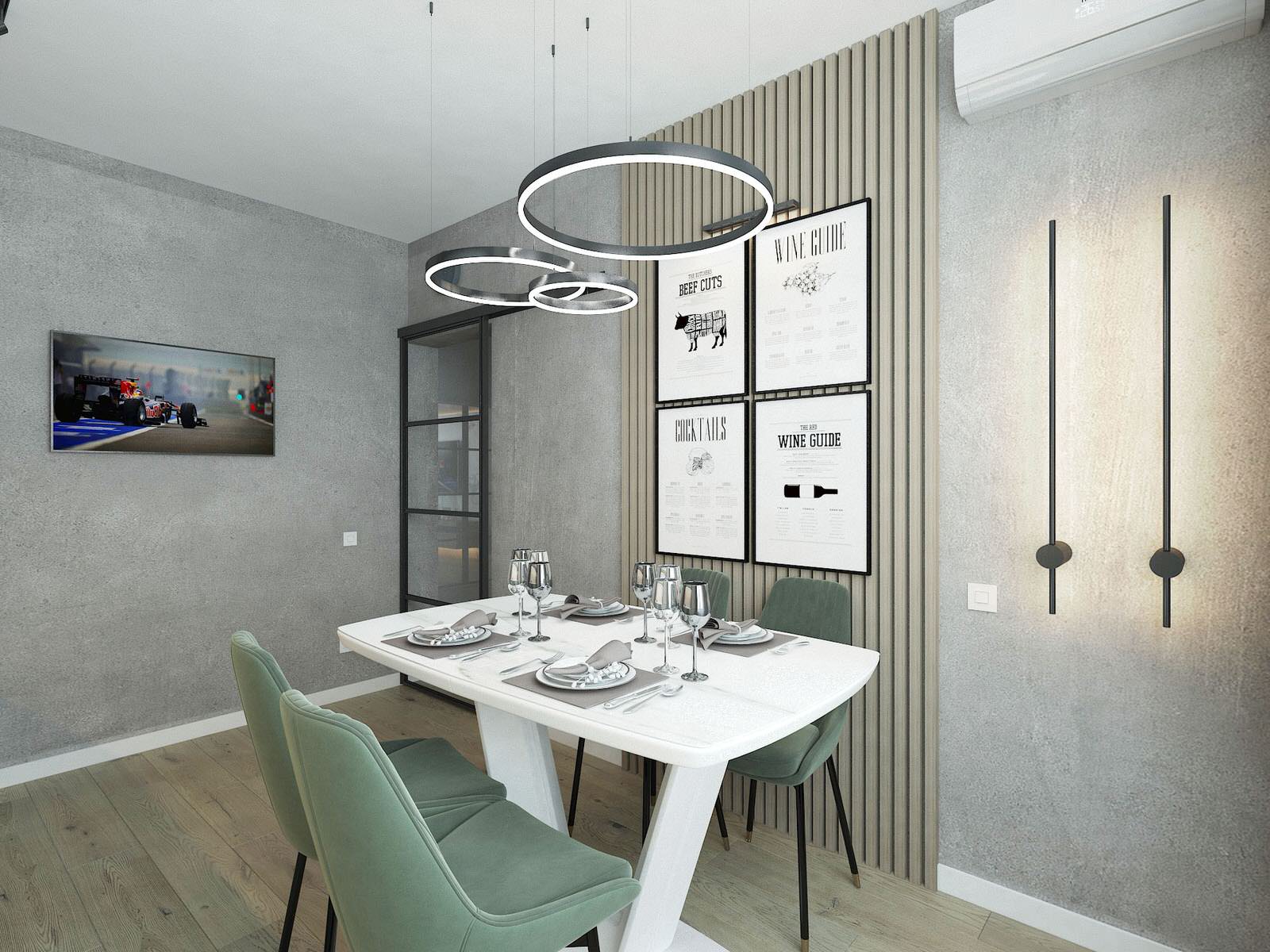 Проект 3-х комнатной квартиры в мкр. Южный