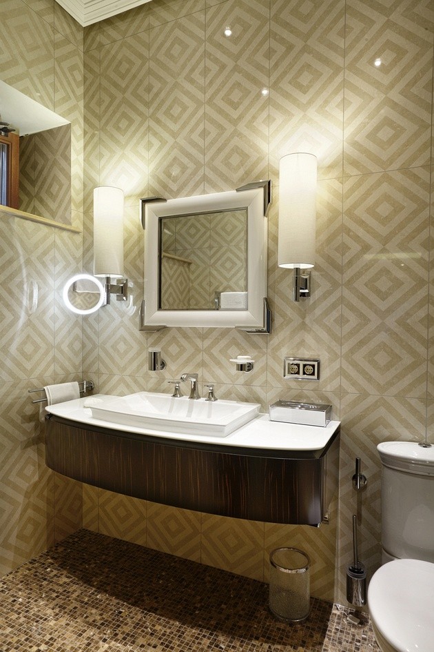 Проект архитектурной студии Александра Кривицкого. Ванная