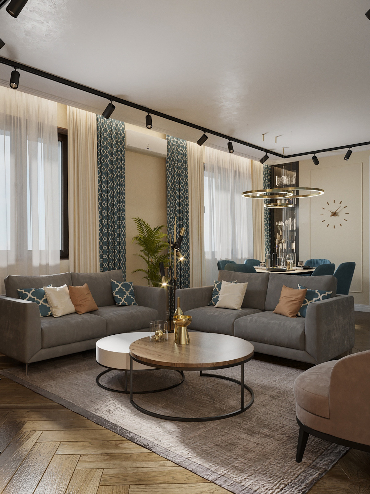 Дизайн квартиры в г. Омске ЖК "Серебряный берег"