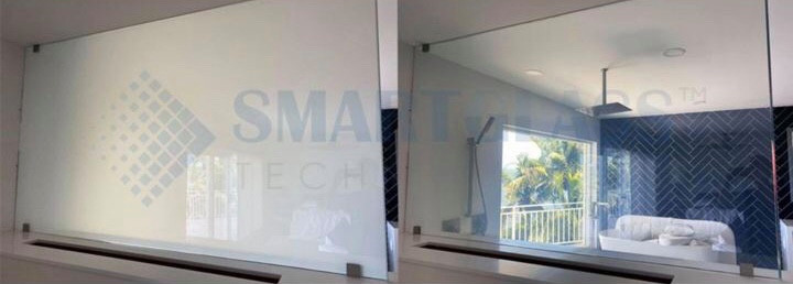 Обложка проекта: Smart Glass Shower Bedroom Divider