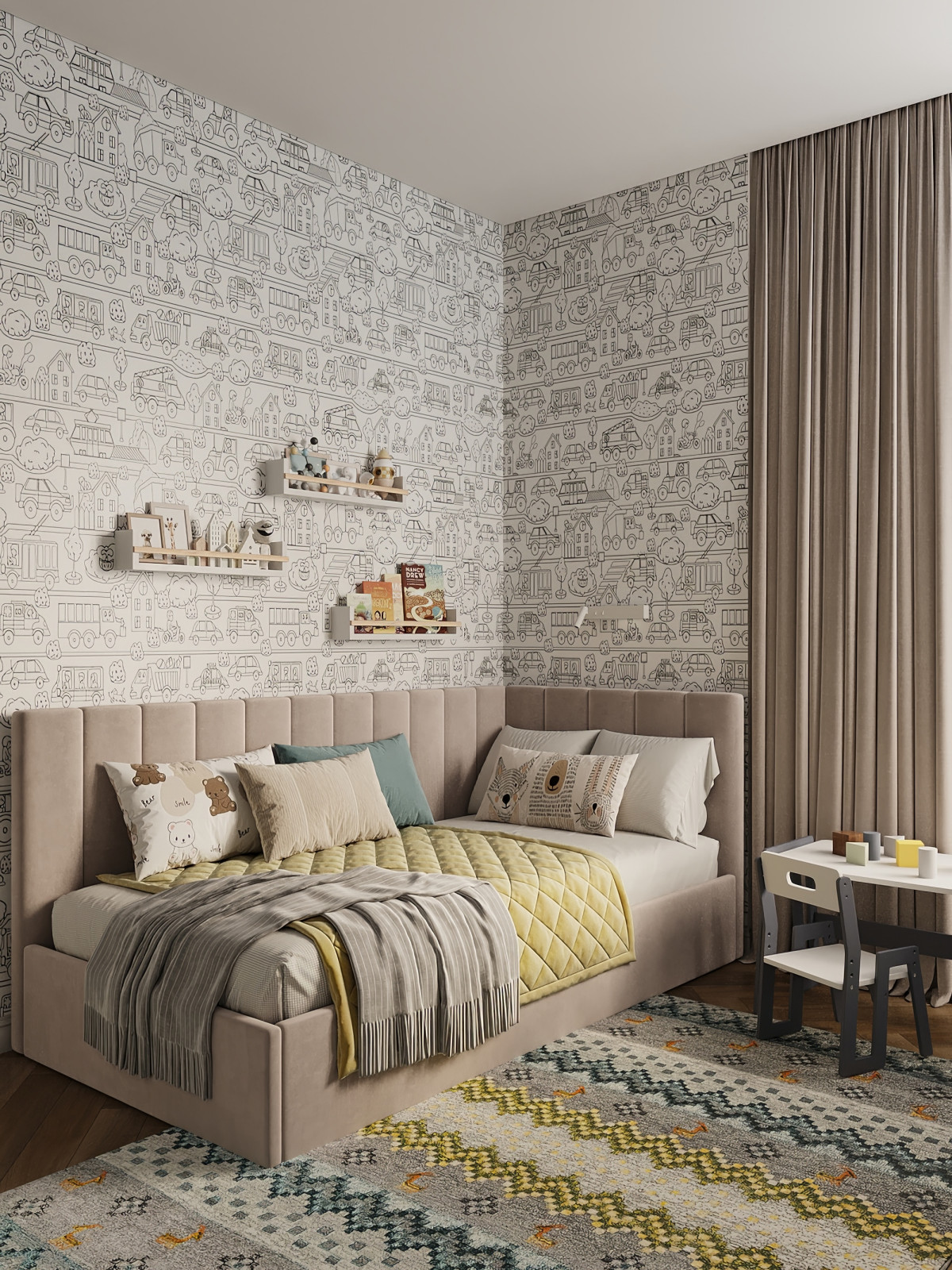 Яркая и свежая квартира в Москве