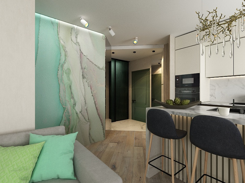 Квартира изумрудная