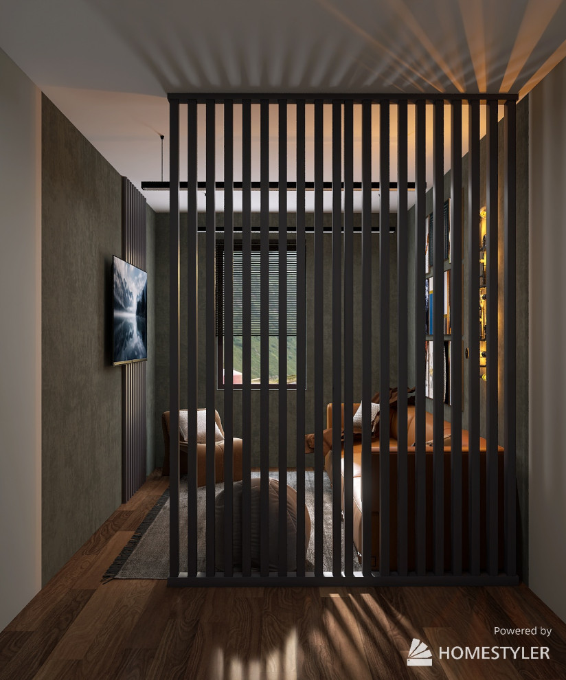 Обложка проекта: Проект комнаты отдыха в стиле лофт