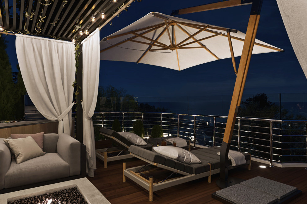 Терраса пентхауса в г. Сочи