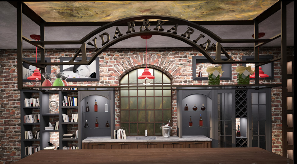 Зимняя веранда в стиле Лофт