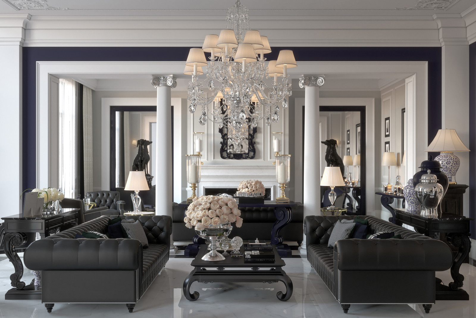 Дизайн интерьера особняка в Серебряном бору