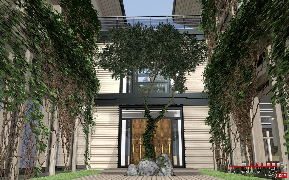 Обложка проекта: Жилой загородный дом 450 м2