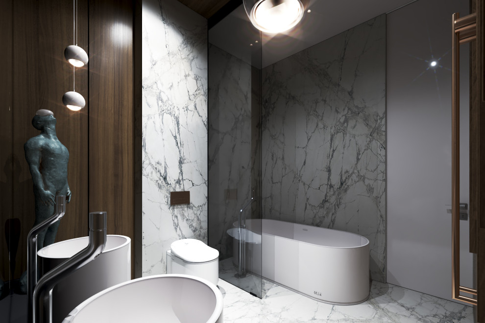 New design project apartment in Vladivostok, residential complex Aquamarine