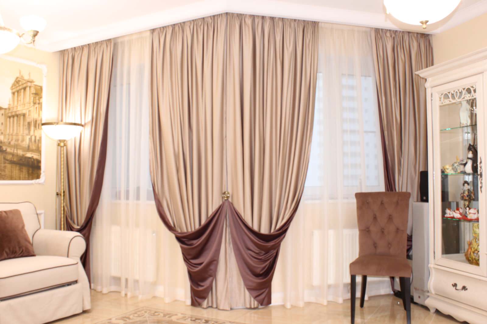 Обложка проекта: ЖК Скай Форт гостиная