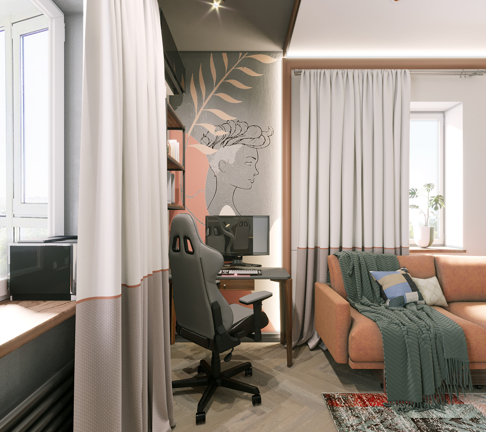 Лофт и велосипед